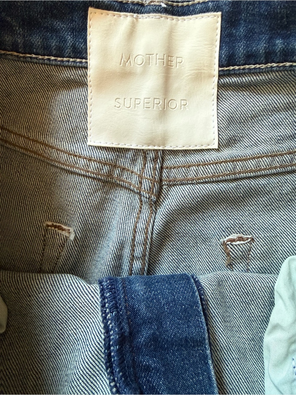 MOTHER Superior The Lasso sneak jeans  in punk nouveau Size 31 NWT - Picture 4 of 7